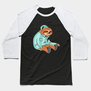 Sleepy Sloth Baseball T-Shirt